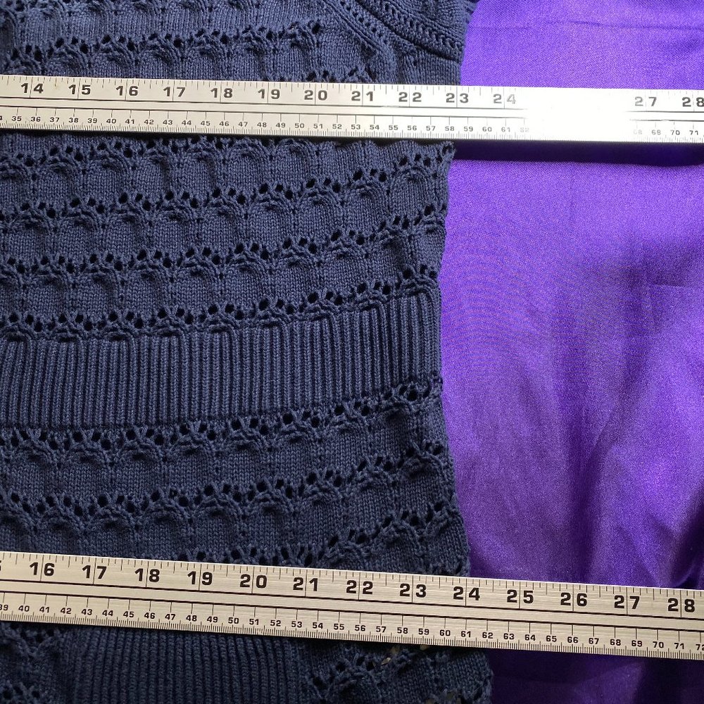 📌Jones New York Knitted Cotton Cardigan - Picture 11 of 15